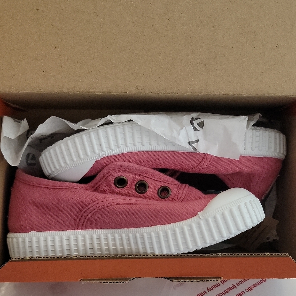 Pink Canvas Sneakers